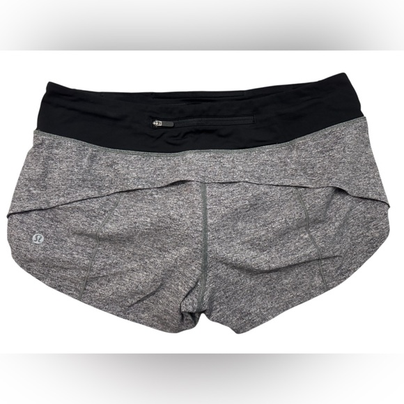 Lululemon Speed Up Short *2.5" in Heather Lux Multi Black / Black - Picture 4 of 5